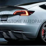 สปอยเลอร์ท้าย Carbon Fiber Tesla Model 3 ทรง Vorsteiner