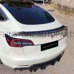 สปอยเลอร์ท้าย Carbon Fiber Tesla Model 3 ทรง Vorsteiner