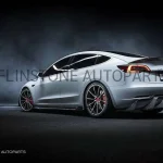 สปอยเลอร์ท้าย Carbon Fiber Tesla Model 3 ทรง Vorsteiner