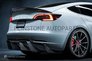 ดิฟฟิวเซอร์ Carbon Fiber Tesla Model 3 ทรง Vorsteiner