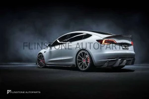 ดิฟฟิวเซอร์ Carbon Fiber Tesla Model 3 ทรง Vorsteiner