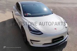 ลิ้นหน้า Carbon Fiber Tesla Model 3 ทรง Vorsteiner