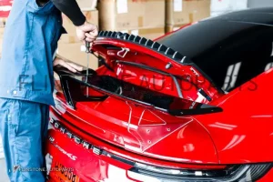 สปอยเลอร์ท้าย Porsche 992 Carrera ทรง Techart