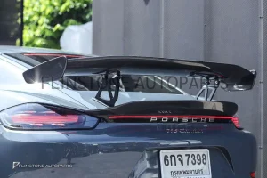 สปอยเลอร์ท้าย Carbon Fiber Porsche 718 Boxster ทรง CMST