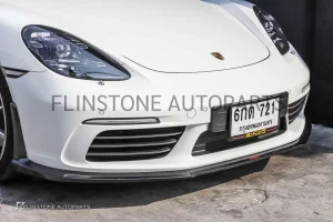 ลิ้นหน้า Carbon Fiber Porsche 718 Cayman-Boxster ทรง CMST