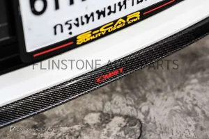 ลิ้นหน้า Carbon Fiber Porsche 718 Cayman-Boxster ทรง CMST