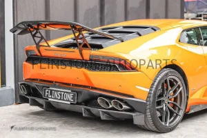 ดิฟฟิวเซอร์ Carbon Fiber Lamborghini HURACAN LP610-4 ทรง DMC