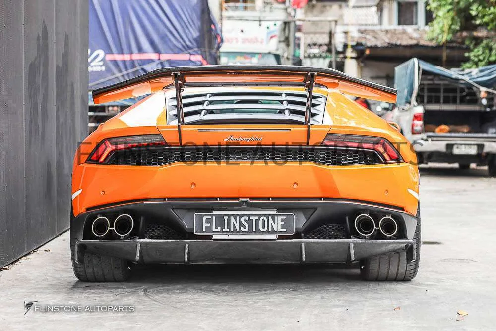 ดิฟฟิวเซอร์ Carbon Fiber Lamborghini HURACAN LP610-4 ทรง DMC