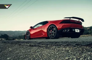 สปอยเลอร์ Carbon Fiber Lamborghini Huracan ทรง Vorsteiner V.1