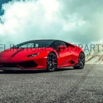 สเกิร์ตข้าง Carbon Fiber Lamborghini HURACAN LP610-4 ทรง Vorsteiner