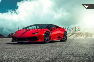 สเกิร์ตข้าง Carbon Fiber Lamborghini HURACAN LP610-4 ทรง Vorsteiner