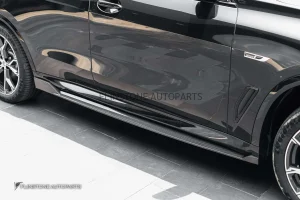 สเกิร์ตข้าง Carbon Fiber BMW G05 X5 ทรง Sport