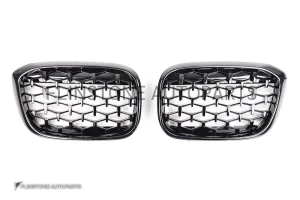 กระจังหน้า BMW G01 X3/G02 X4 Diamond ขอบดำ ไดม่อนดำ