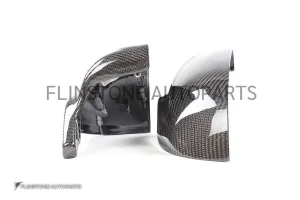 กระจกมองข้าง Carbon Fiber BMW รุ่น G01 X3/G02 X4/G05 X5 มีเขา แบบหุ้ม