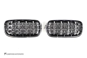 กระจังหน้า BMW F15 X5/F16 X6 Diamond สีโครเมี่ยม
