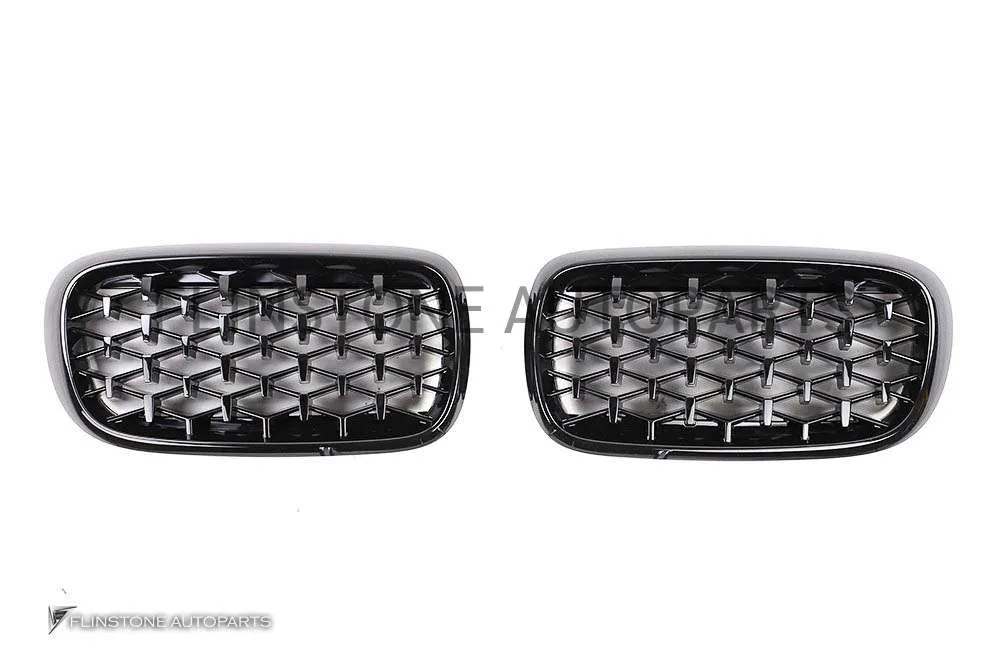 กระจังหน้า BMW F15 X5/F16 X6 Diamond สีดำเงา