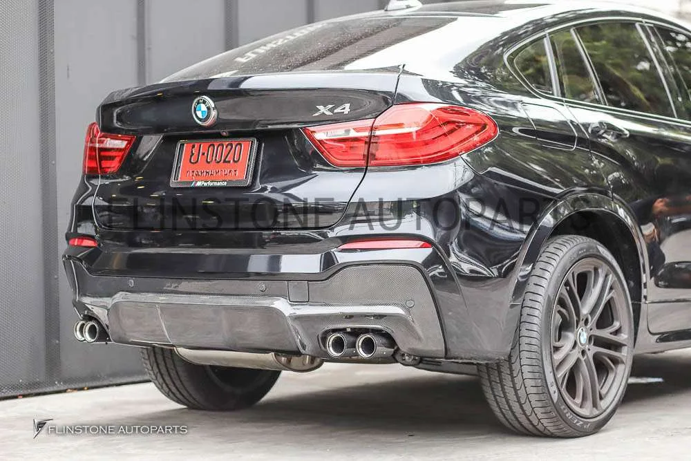 ดิฟฟิวเซอร์ Carbon Fiber BMW X4 F26 ทรง 3D DESIGN