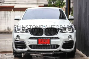 ลิ้นหน้า BMW F26 X4 ทรง HAMANN สีดำ