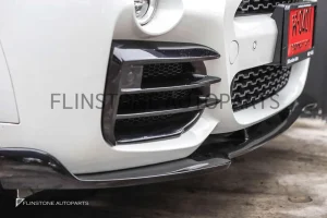 ลิ้นหน้า BMW F26 X4 ทรง HAMANN สีดำ