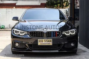 กระจังหน้า BMW F32 เส้นคู่ ขอบคาร์บอน พร้อมแถบสามสี