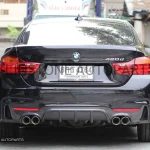 ดิฟฟิวเซอร์ Carbon Fiber BMW F32 ทรง M performance [oo---oo]