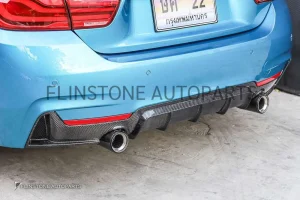 ดิฟฟิวเซอร์ Carbon Fiber BMW F32 ทรง M performance [oo---oo]