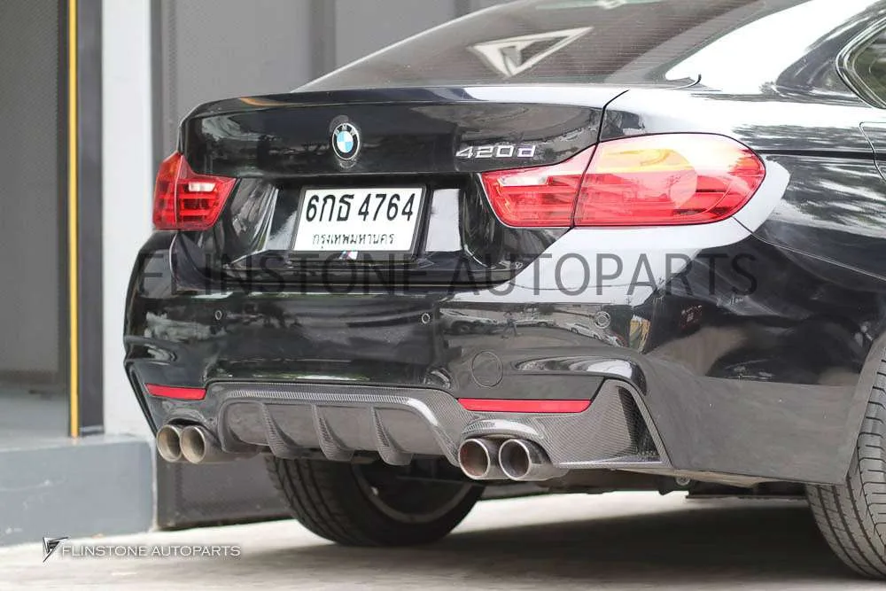 ดิฟฟิวเซอร์ Carbon Fiber BMW F32 ทรง M performance [oo—oo]