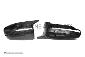 กระจกมองข้าง Carbon Fiber BMW รุ่น G30 แบบหุ้มมีเขา