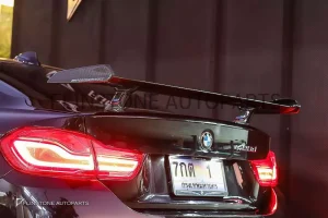 สปอยเลอร์ยกสูง Carbon Fiber BMW ทรง M Performance แบบมีโลโก้