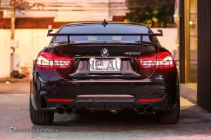 สปอยเลอร์ยกสูง Carbon Fiber BMW ทรง M Performance แบบมีโลโก้