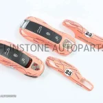 กรอบกุญแจ Porsche รุ่นเก่า สีชมพู