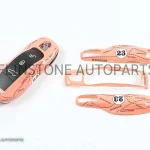 กรอบกุญแจ Porsche รุ่นเก่า สีชมพู
