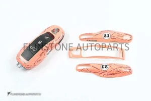 กรอบกุญแจ Porsche รุ่นเก่า สีชมพู