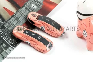 กรอบกุญแจ Porsche รุ่นใหม่ สีชมพู
