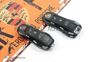 กรอบกุญแจ Porsche รุ่นเก่า สีดำ