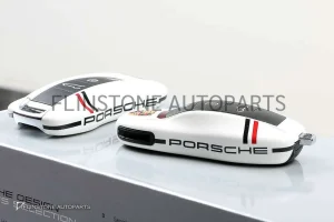 กรอบกุญแจ Porsche รุ่นเก่า สีขาว