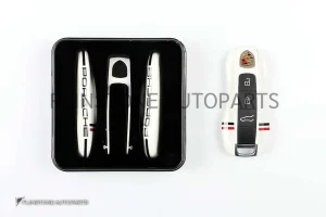 กรอบกุญแจ Porsche รุ่นใหม่ สีขาว