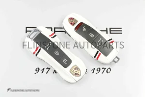 กรอบกุญแจ Porsche รุ่นใหม่ สีขาว