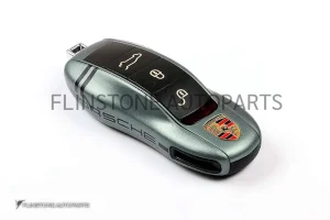 กรอบกุญแจ Porsche รุ่นเก่า สีเขียวเมทัลลิค