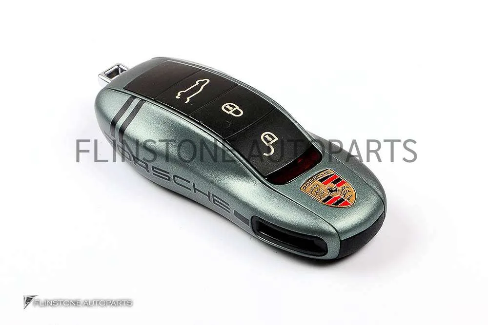 กรอบกุญแจ Porsche รุ่นเก่า สีเขียวเมทัลลิค