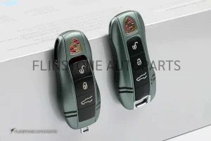 กรอบกุญแจ Porsche รุ่นใหม่ สีเขียวเมทัลลิค