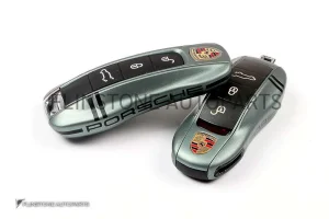 กรอบกุญแจ Porsche รุ่นใหม่ สีเขียวเมทัลลิค