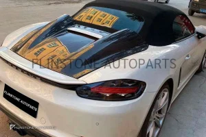 ฝากระโปรงท้าย Carbon fiber PORSCHE 718 Boxster ทรง Spyder