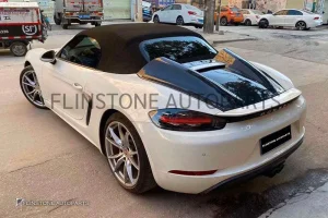 ฝากระโปรงท้าย Carbon fiber PORSCHE 718 Boxster ทรง Spyder