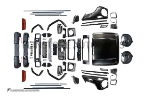 ชุดแปลงกันชนรอบคัน W463 G-Class ทรง G63 AMG [2015 >> 2020]