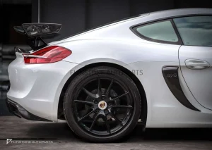 สปอยเลอร์ Carbon Fiber ทรง GT4 สำหรับ Porsche 981 Cayman