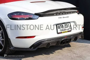 ดิฟฟิวเซอร์ Carbon Fiber PORSCHE 718 ทรง CMST แท้