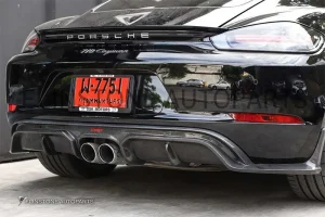 ดิฟฟิวเซอร์ Carbon Fiber PORSCHE 718 ทรง CMST แท้
