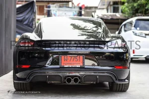 ดิฟฟิวเซอร์ Carbon Fiber PORSCHE 718 ทรง CMST แท้