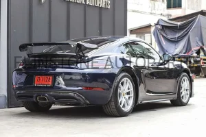 สปอยเลอร์ Carbon Fiber ทรง TECHART  สำหรับ Porsche 718 Cayman